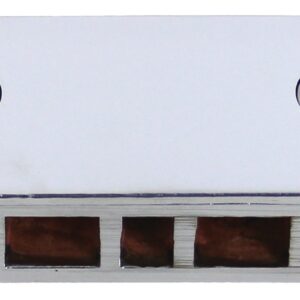 Penture massive basse à empennage carré finition chromé brillant STREMLER 3273.30.0