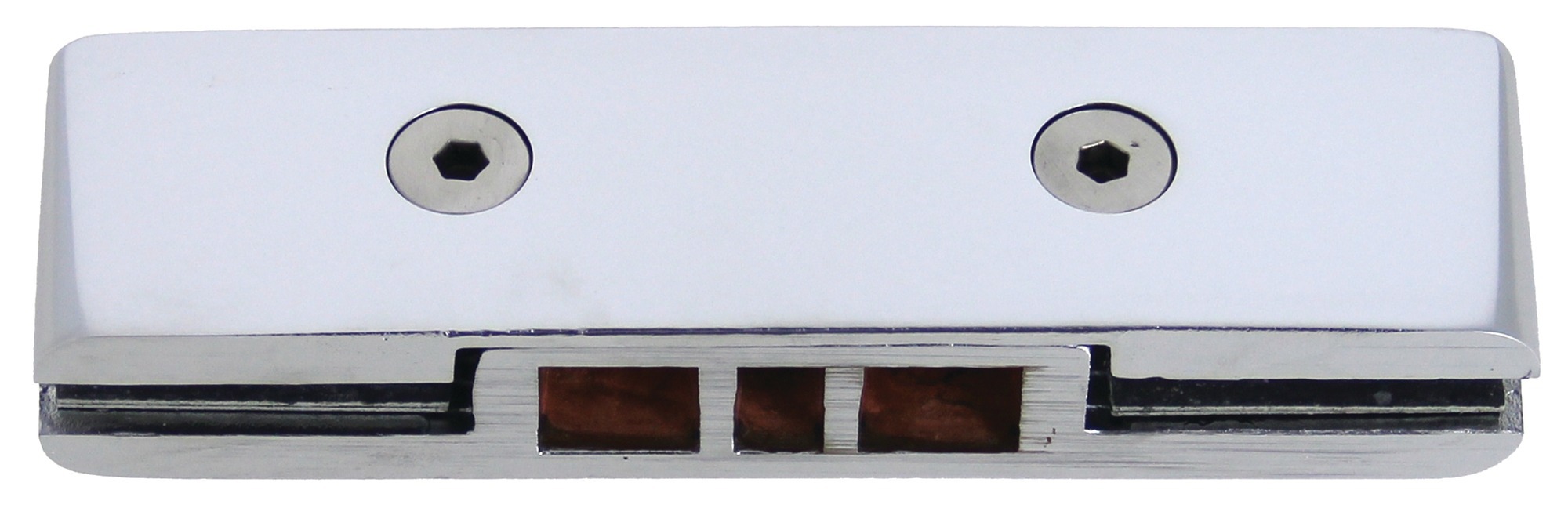 Penture massive basse à empennage carré finition chromé brillant STREMLER 3273.30.0