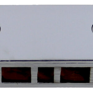 Penture massive basse à empennage carré finition chromé mat STREMLER 3273.31.0