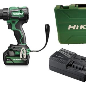 Perceuse à percussion 18 V 70 Nm + 2 batteries 5 Ah + chargeur + coffret HIKOKI DV18DEWJZ
