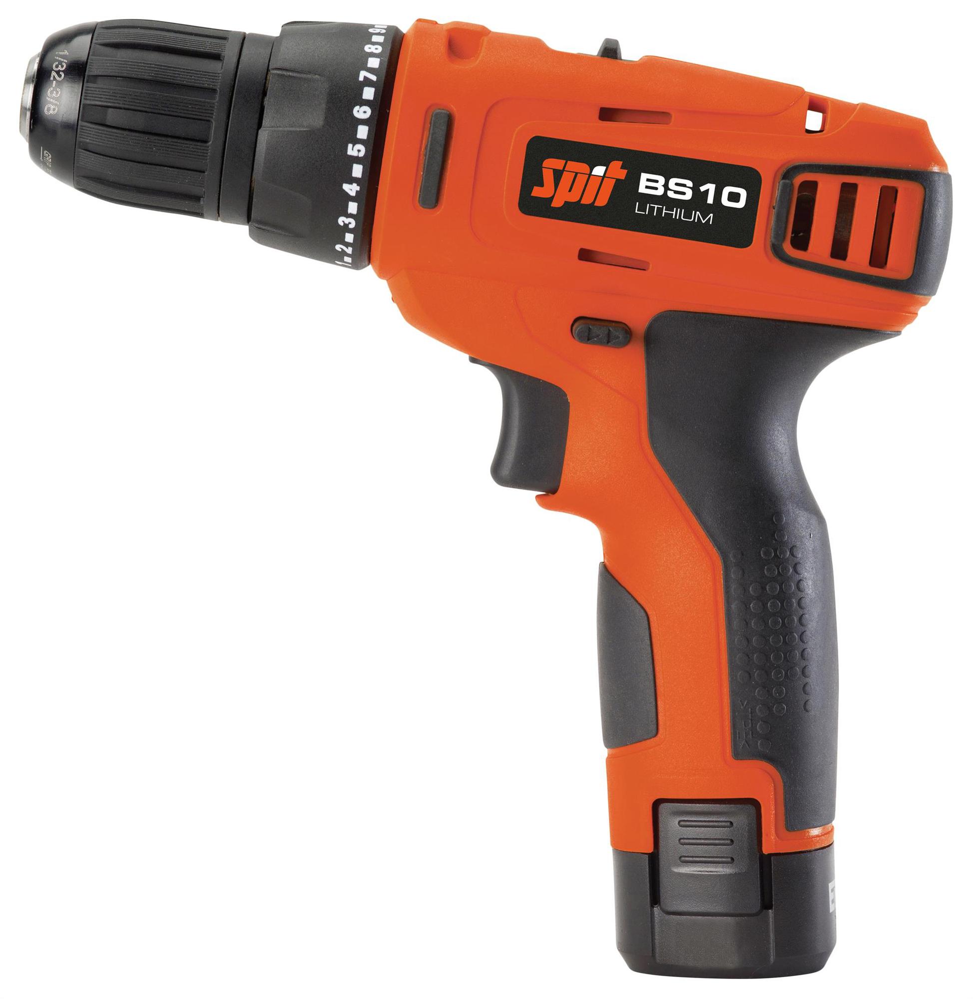 Perceuse visseuse 10,8 V BS10 + 2 batteries 1,5 Ah + chargeur + coffret SPIT 054361