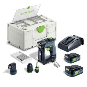 Perceuse-visseuse 10,8 V CXS 12 2,5-Set + 2 batteries 2,5 Ah + chargeur + coffret SYSTAINER SYS3 DF M 187 FESTOOL 576865