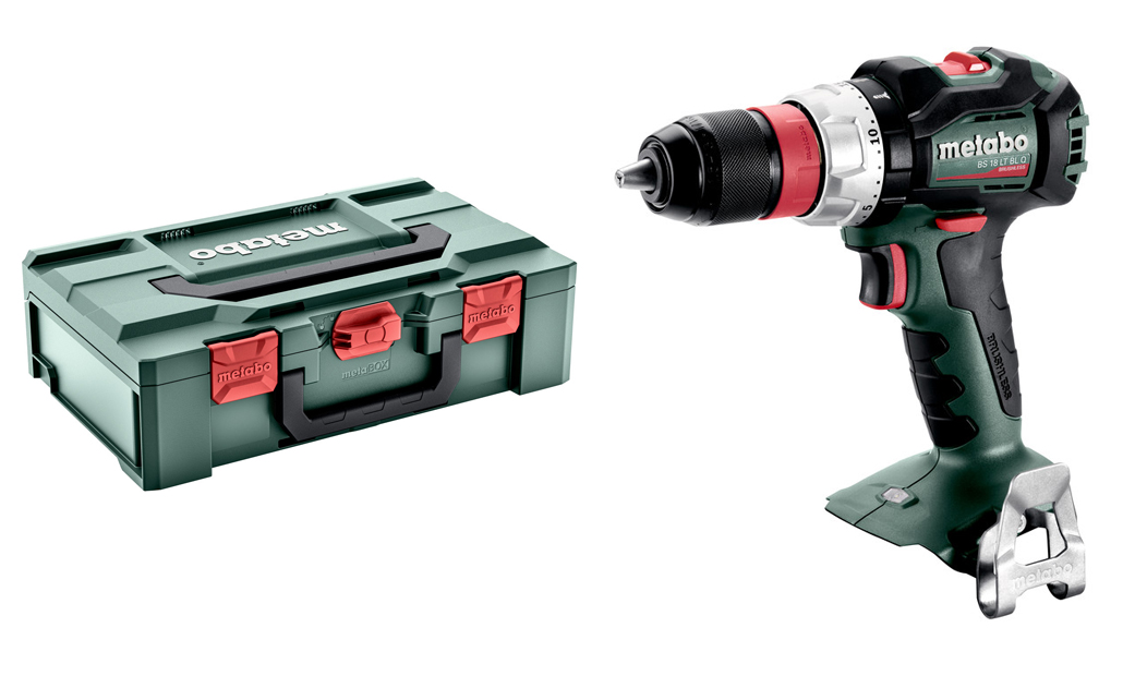 Perceuse-visseuse 18 V BS 18 LT BL Q (sans batterie ni chargeur) + coffret Metabox METABO 602334840
