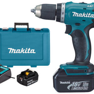 Perceuse-visseuse 18 V diamètre 13 mm + 2 batteries 3 Ah + chargeur + coffret MAKITA DDF453SFE