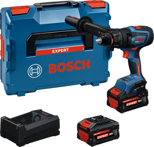 Perceuse-visseuse 18 V EXSR18V-150 Biturbo Brushless + 2 batterie 8 Ah + chargeur rapide + coffret L-BOXX BOSCH EXPERT 06019R2201