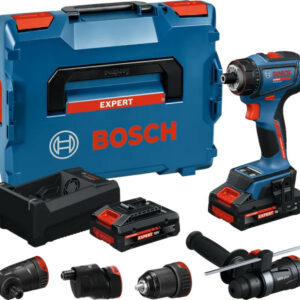 Perceuse-visseuse 18 V EXSR18V-90FC + 2 batteries 4 Ah + chargeur + L-BOXX BOSCH EXPERT 06019R2001