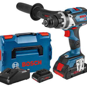 Perceuse-visseuse 18 V GSR 18V-110 C + 2 batteries ProCORE 4 Ah + chargeur + L-BOXX BOSCH 06019G010A