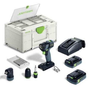 Perceuse-visseuse 18 V TXS 18 C 3,0-SET + 2 batterie 3 Ah + chargeur + coffret Systainer SYS3 FESTOOL 576896