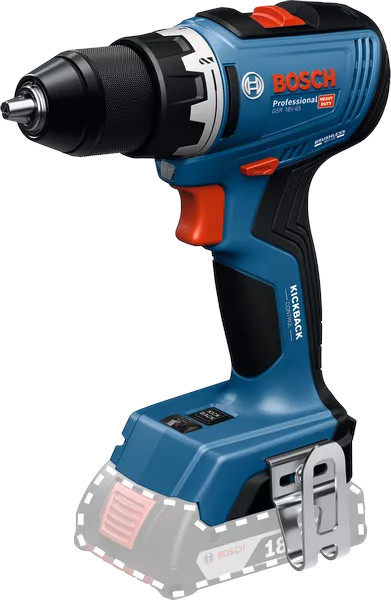 Perceuse-visseuse 18V GSR 18V-65 Professional (sans batterie ni chargeur) sous carton BOSCH 06019N3200