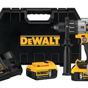 Perceuse-visseuse à percussion 18 V + 2 batteries 5 Ah + coffret TSTAK DEWALT DCD996P2-QW