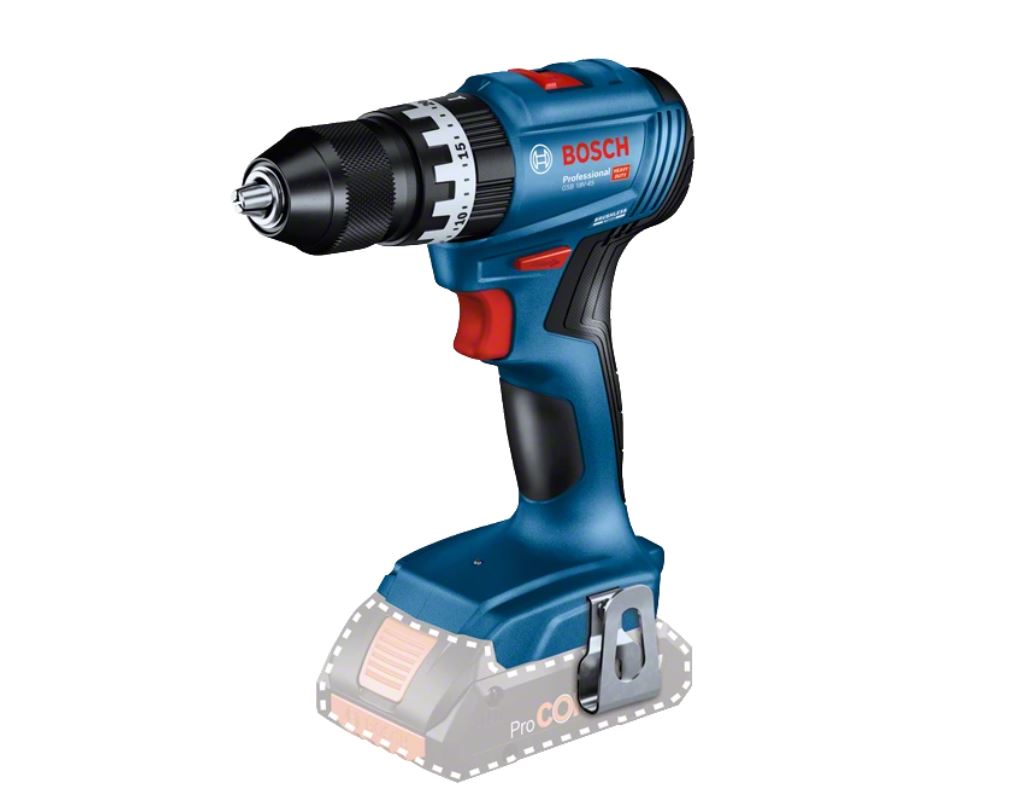 Perceuse visseuse à percussion 18 V GSB 18V-45 Professional (sans batterie ni chargeur) BOSCH 06019K3300