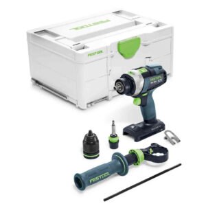 Perceuse-visseuse à percussion 18 V TPC 18/4 I-Basic QUADRIVE (sans batterie ni chargeur) + Systainer SYS3 FESTOOL 575604