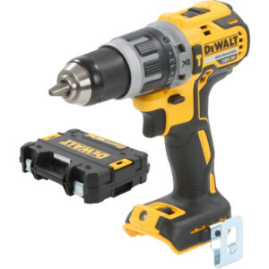 Perceuse-visseuse à percussion 18V Brushless XR (sans batterie ni chargeur) + Tstak DEWALT DCD796NT