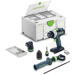Perceuse-visseuse à percussion 18V QUADRIVE TPC 18/4 I-Basic-Set (sans batterie ni chargeur) + coffret Systainer SYS3 DF M 187 FESTOOL 577625