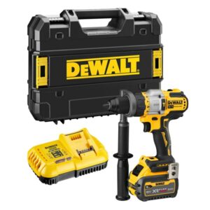 Perceuse-visseuse à percussion XRP 18V + 1 batterie XR Flexvolt 3/9 Ah + chargeur + coffret TSTAK DEWALT DCD999X1-QW