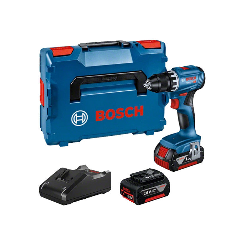 Perceuse - visseuse sans fil BOSCH GSR 18V-45 06019K3204 + 2 batteries 3Ah 18V en L-Boxx Professionnal