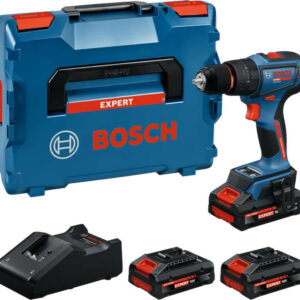 Perceuses-visseuses à percussion  EXSB18V-90 + 3 batteries 4 Ah + chargeur GAL 18V-40 + L-BOXX BOSCH EXPERT 06019R3102