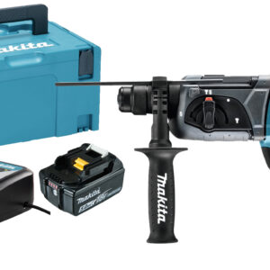 Perfo-burineur SDS Plus 18 V + 2 batteries 5 Ah + chargeur + coffret MAKPAC MAKITA DHR202RTJ