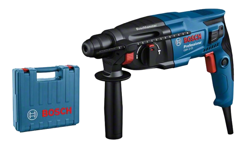 Perforateur-burineur SDS Plus 720 W GBH 2-21 + coffret standard BOSCH 06112A6000