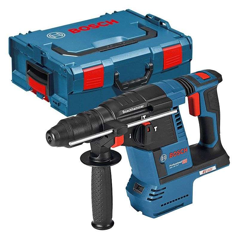 Perforateur sans-fil BOSCH 0611909001 - GBH 18V-26 SDS-Plus + L-Boxx
