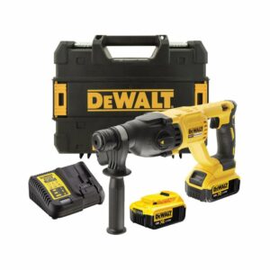 Perforateur SDS Plus 18 V 3 modes 2,6 J + 2 batteries 4 Ah + chargeur + coffret T-STAK DEWALT DCH133M2K