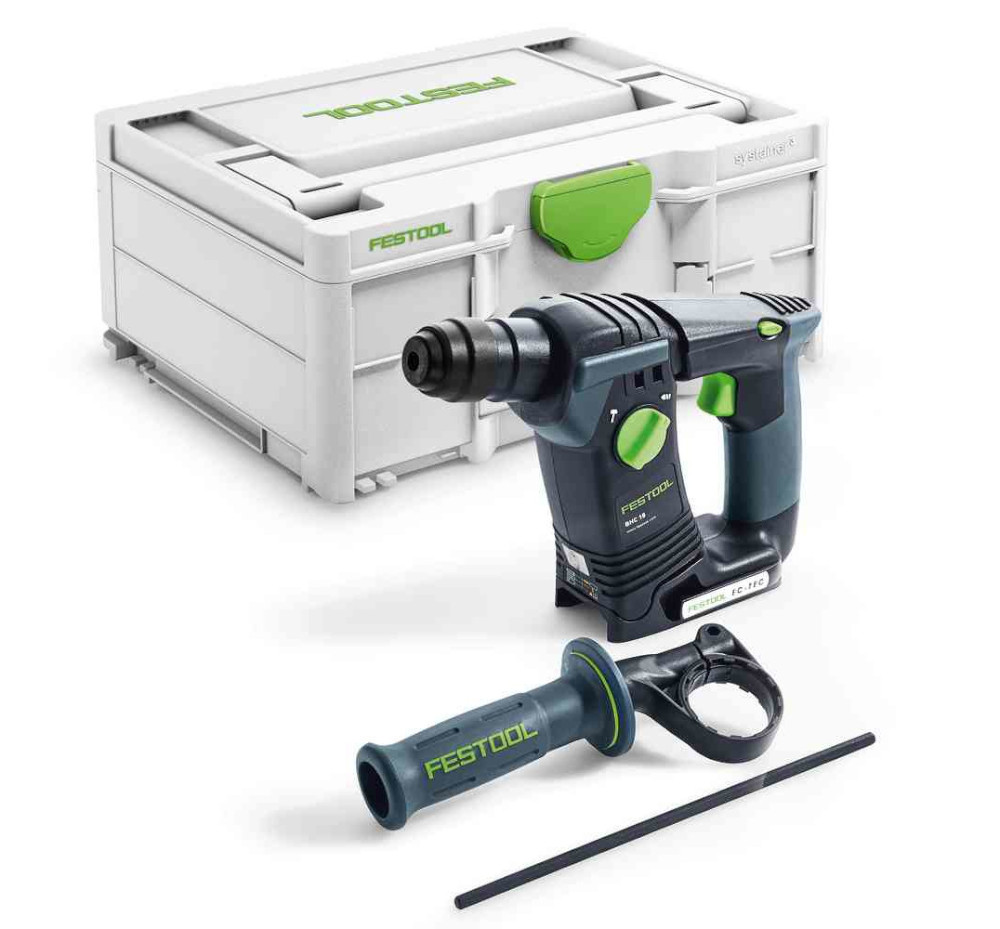 Perforateur SDS Plus 18 V BHC 18-Basic (sans batterie ni chargeur) + coffret SYSTAINER SYS3 FESTOOL 577600