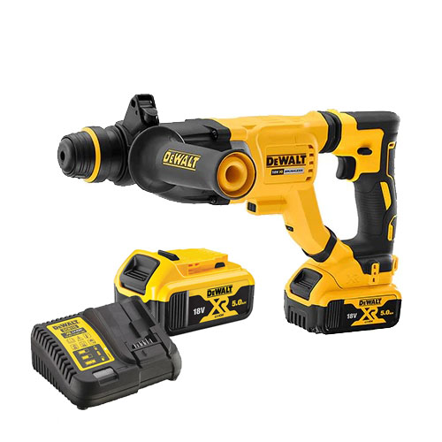 Perforateur SDS Plus 18 V Brushless XR 3J + 1 batterie XR 5 Ah + chargeur + coffret DEWALT DCH263P1-QW