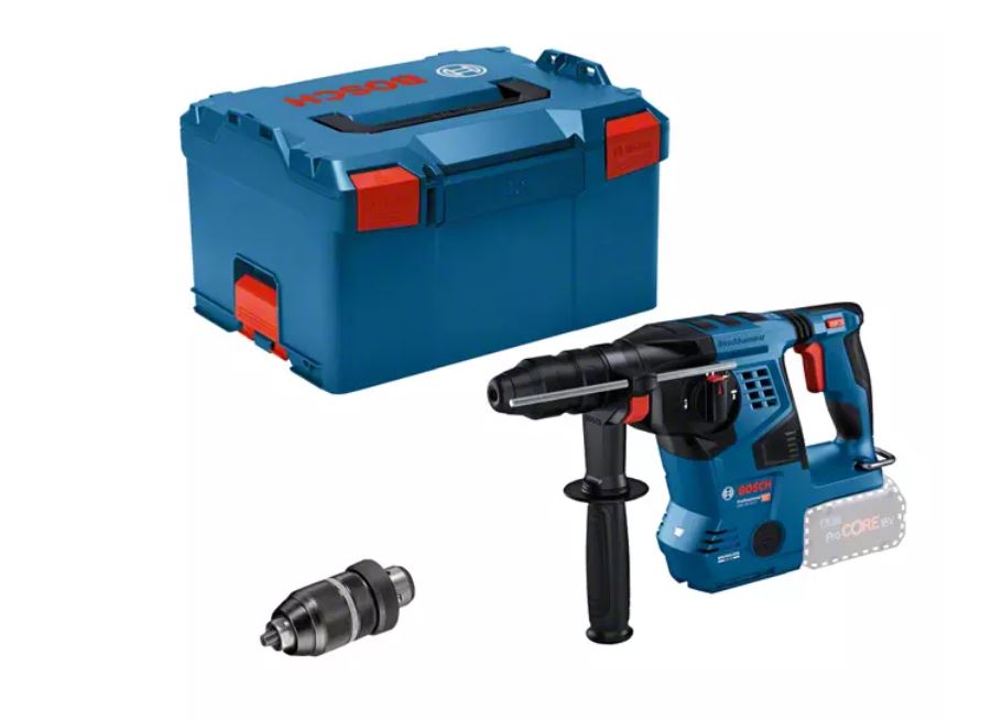 Perforateur SDS Plus 18 V GBH 18V-28 CF (Sans batterie ni chargeur) + L-BOXX BOSCH 0611921001