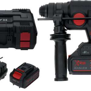 Perforateur SDS-Plus 18 V HX18-22X5 + 2 batteries 5 Ah + chargeur + Hangbox HANGER 401201