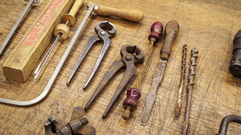 Boîte à outils organisée pour débuter en bricolage