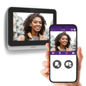 Visiophone filaire connecte Welcome eye connect 3 PHILIPS