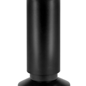 Pied de meuble Cime, noir, diamètre 3.8 cm x hauteur 12 cm