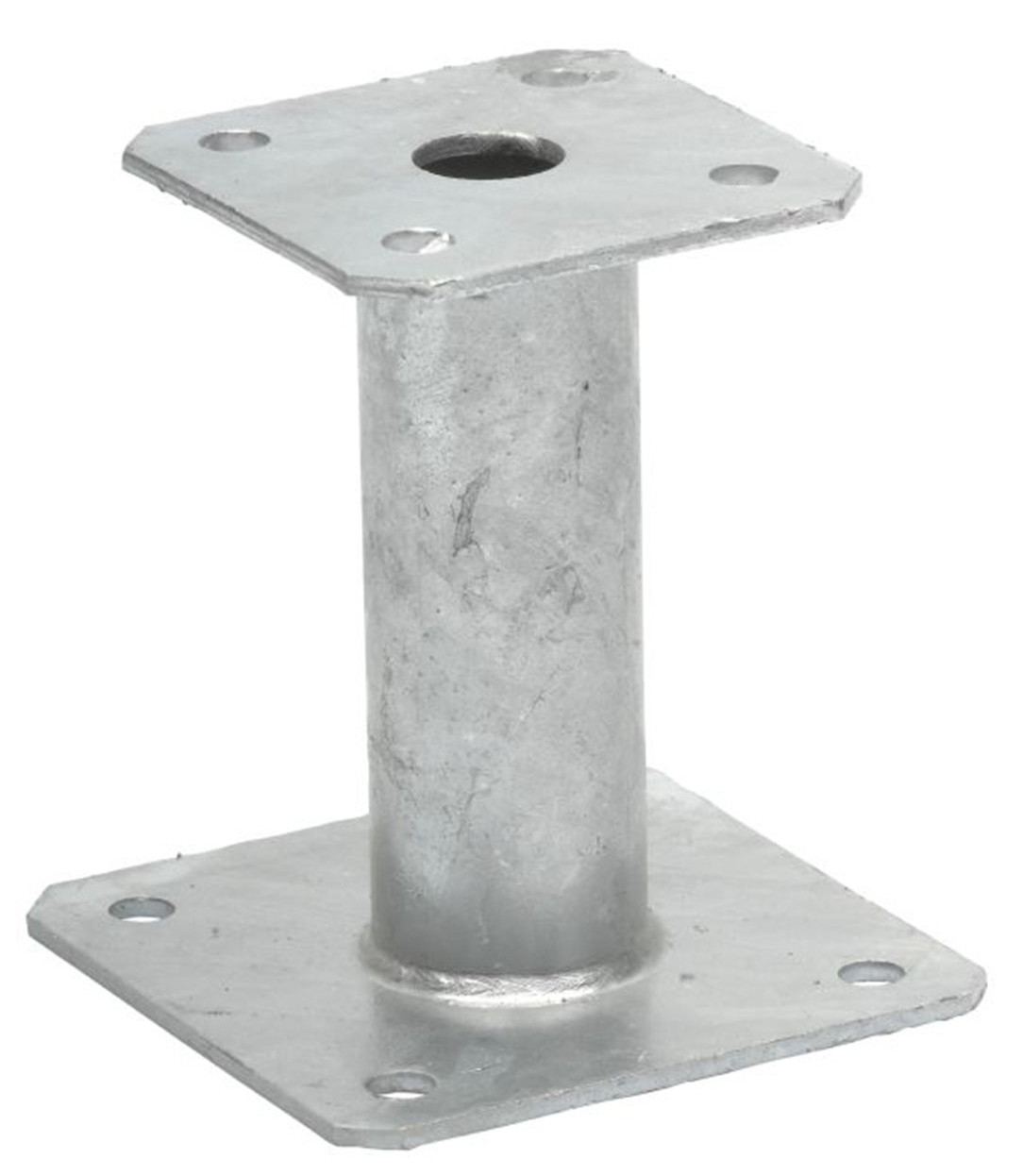 Pied de poteau fixe base 130 x 130 x 4 mm hauteur 100 mm SIMPSON PPA100