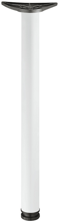 Pied de table RONDELLA diamètre 60 mm hauteur 710 mm finition blanc 635.24.775