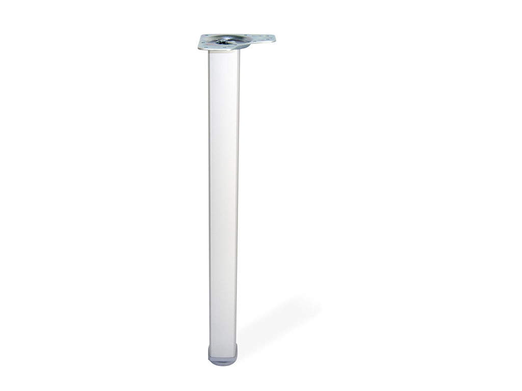 Pied réglable pour table FITWID carré de hauteur 710 mm aluminium anodisé mat EMUCA 3245662