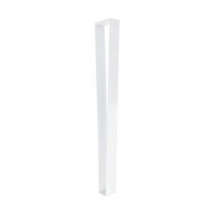 Pied table trapez h710x50x100mm blanc