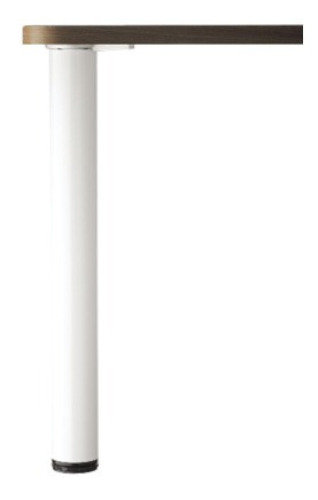 Pieds réglable 3 cm maximum 60 x 87 cm blanc set de 4P 23R-87BL