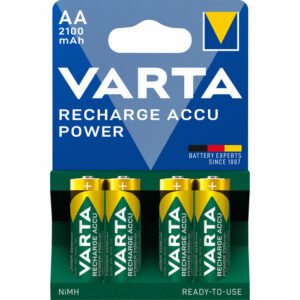 Piles rechargeables Ni-MH Accu Power 4x1,2 V LR6 2100 mAh VARTA 56706101404