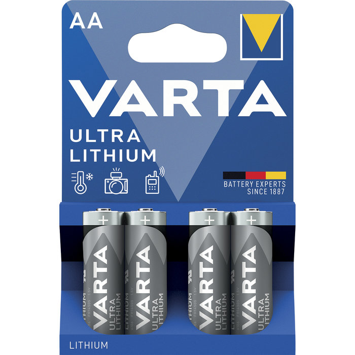 Piles ULTRA LITHIUM 1,5 V LR06 AA VARTA 6106301404