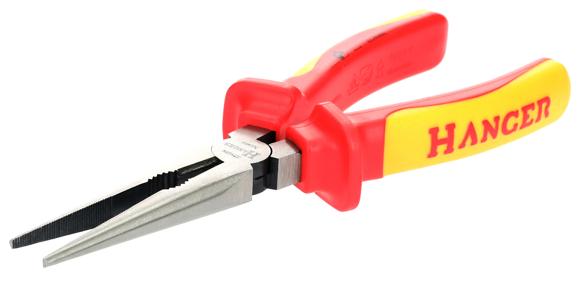 Pince à bec demi-rond isolée 1000 V 200 mm HANGER 231024