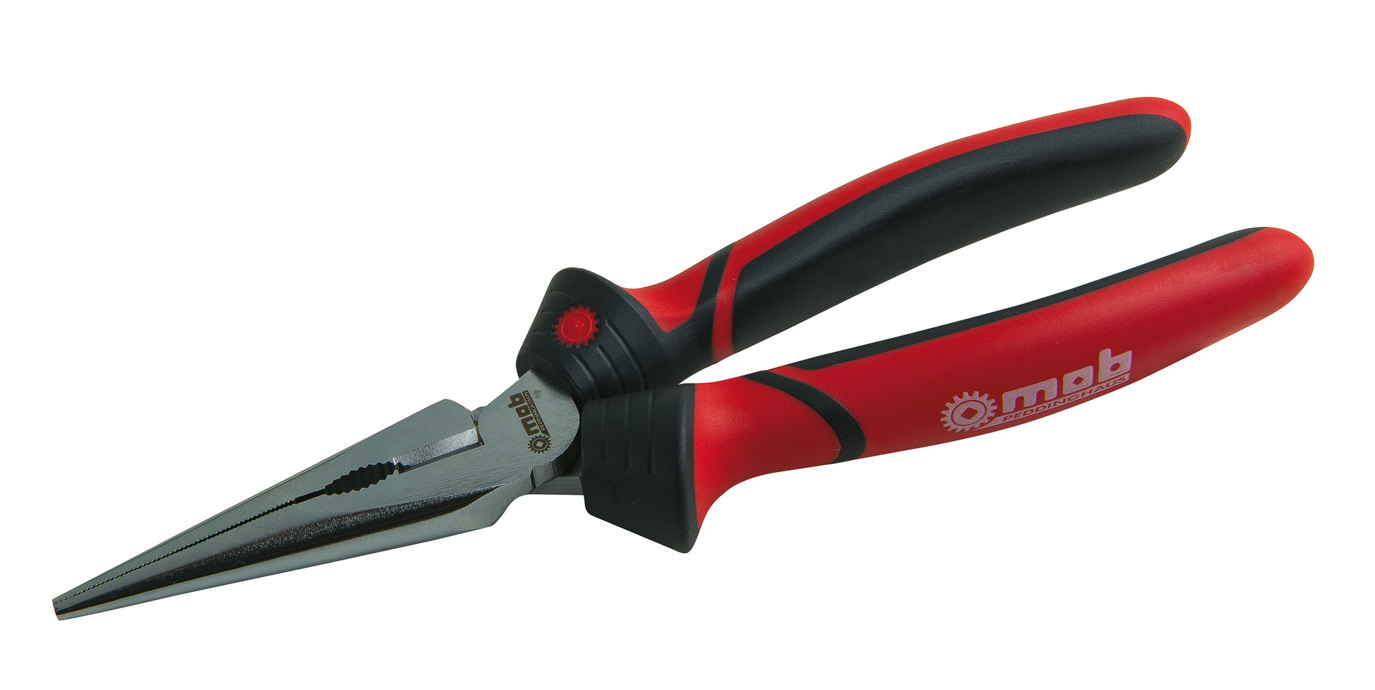 Pince à becs demi-ronds 170 mm avec manche bi-matière MOB OUTILLAGE 9301170401