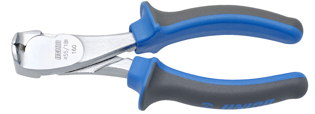 Pince coupante en bout gainage BI 455/1BI L.160 mm UNIOR 609192