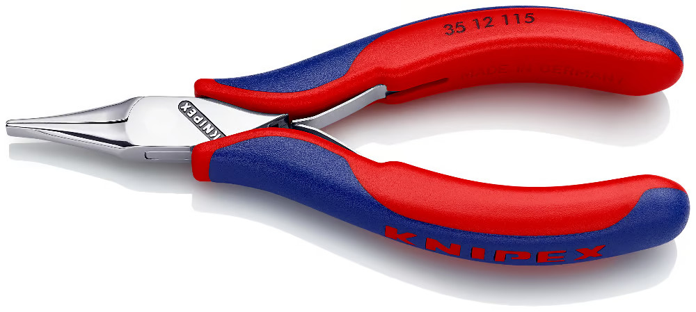 Pince de préhension pour l'électronique avec charnière entrepassée KNIPEX 35 12 115