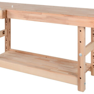 Banc de travail menuiserie 2000 mm - Hauteur 1100 mm - 2 étaux double broche