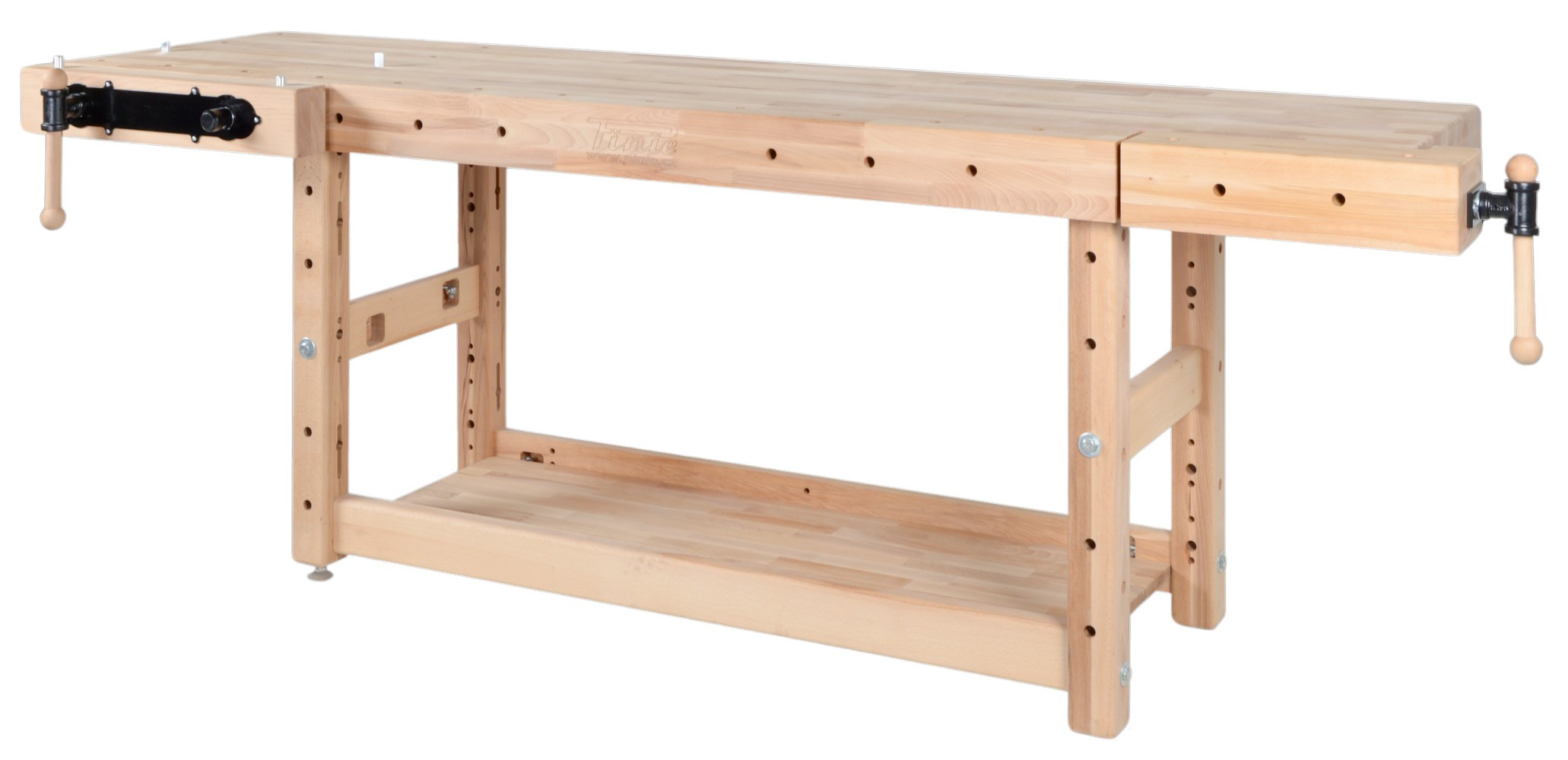 Base d’établi menuiserie 2500 mm - Hauteur 1100 mm - Étau longitudinal Bench13