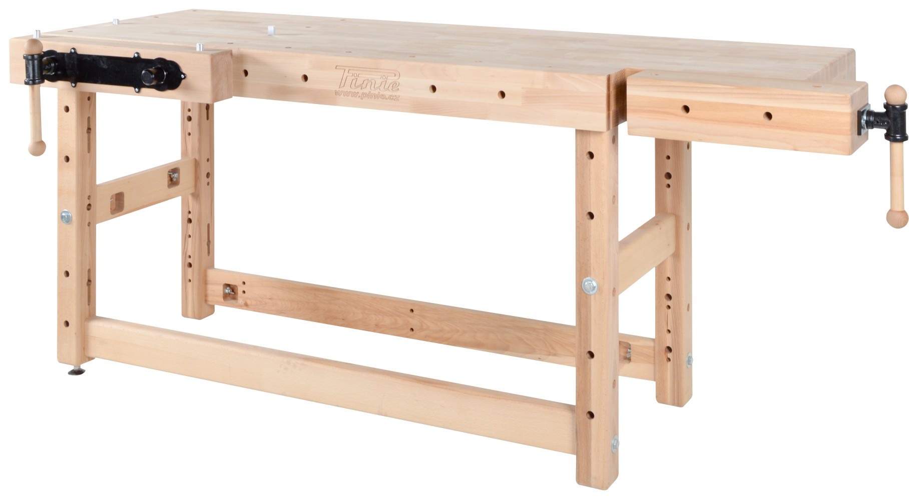 Établi menuiserie 2000 mm - Plateau hêtre 120 mm - Étau longitudinal Bench13