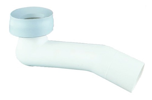Pipe coudée PVC D75 pour cuvette WC ASPIRAMBO PORCHER D5994AC