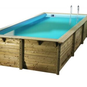 Piscine AZURA 350 x 505 H126 cm Liner Bleu 75/100 UBBINK 7504756