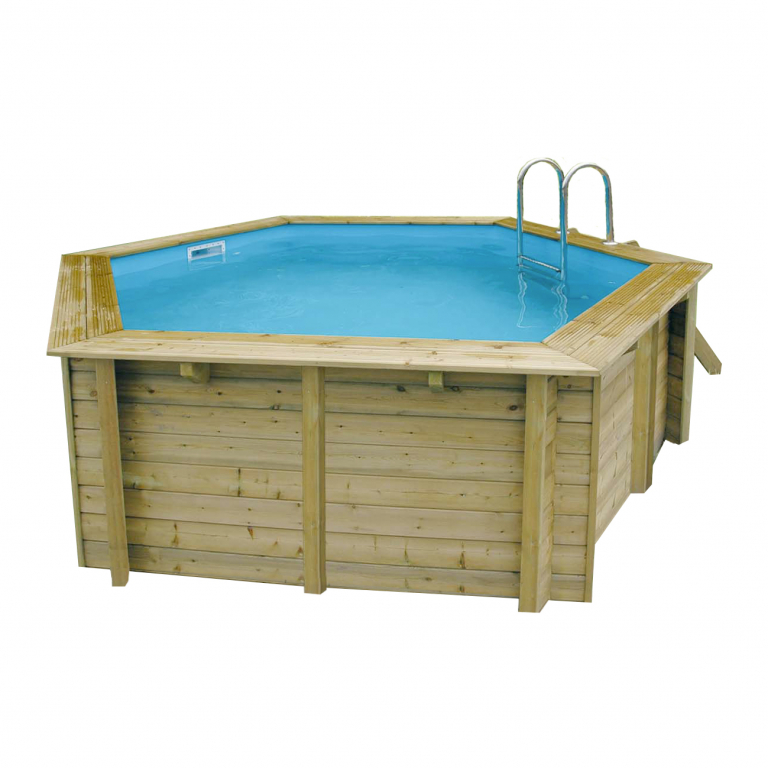 Piscine AZURA D 410 H 120 cm liner bleu 50/100 + bache bulles UBBINK 7504504