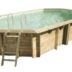 Piscine OCEA 355 x 550 H 120 cm liner beige 75/100 UBBINK 7504594